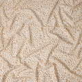 Buy Beige Abstract Design Cotton Linen 140cm