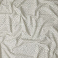 Buy White Geometric Design Cotton Linen 140cm