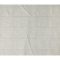Buy White Geometric Design Cotton Linen 140cm