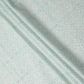 Buy Blue Geometric Design Cotton Linen 140cm