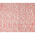 Buy Pink Leaf Design Cotton Linen 140cm