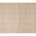 Buy Beige Leaf Design Cotton Linen 140cm