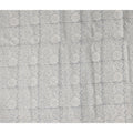 Buy Grey Floral Design Cotton Linen 140cm