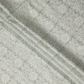 Buy Green Floral Design Cotton Linen 140cm
