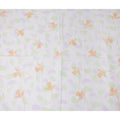 Buy White Floral Print Cotton Linen 140cm