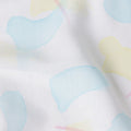 Buy White Abstract Print Cotton Linen 140cm