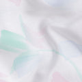 Buy White Abstract Print Cotton Linen 140cm
