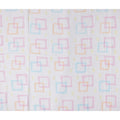 Buy White Square Design Cotton Linen 140cm