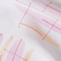 Buy Pink Abstract Print Cotton Linen 140cm