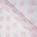 Buy Pink Abstract Print Cotton Linen 140cm