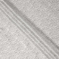 Buy Grey Floral Design Cotton Linen 140cm