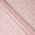Buy Pink Floral Design Cotton Linen 140cm