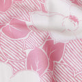 Buy Pink Floral Design Cotton Linen 140cm