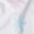 Buy White Abstract Print Cotton Linen 140cm