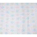 Buy White Abstract Print Cotton Linen 140cm