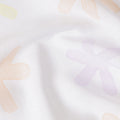 Buy White Abstract Print Cotton Linen 140cm