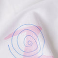 Buy White Abstract Print Cotton Linen 140cm