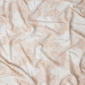 Buy Beige Leaf Design Cotton Linen 140cm
