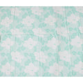 Buy Green Leaf Design Cotton Linen 140cm