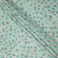 Buy Green Animal Skin Cotton Linen 140cm