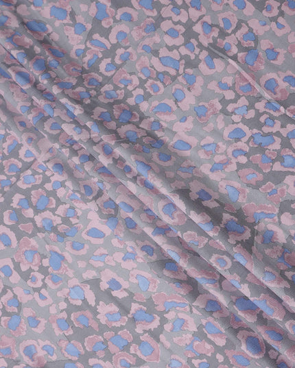 Buy Pink Animal Skin Cotton Linen 140cm