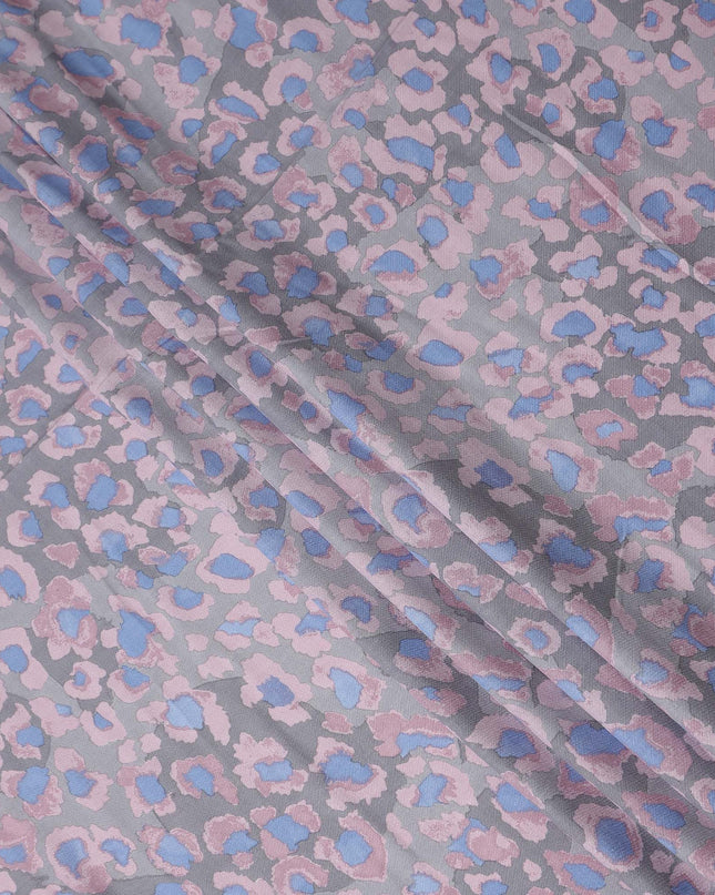 Buy Pink Animal Skin Cotton Linen 140cm