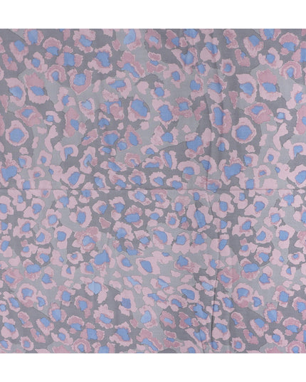 Buy Pink Animal Skin Cotton Linen 140cm