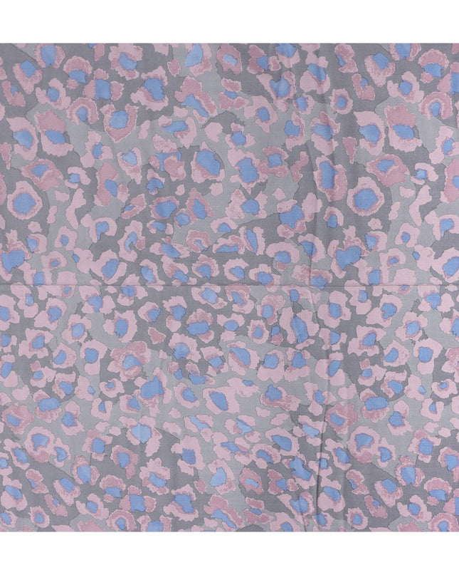 Buy Pink Animal Skin Cotton Linen 140cm