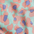 Buy Green Animal Skin Cotton Linen 140cm