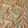 Mint Sage Silk Brocade Fabric | Korean Sequin Design