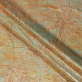 Mint Sage Silk Brocade Fabric | Korean Sequin Design