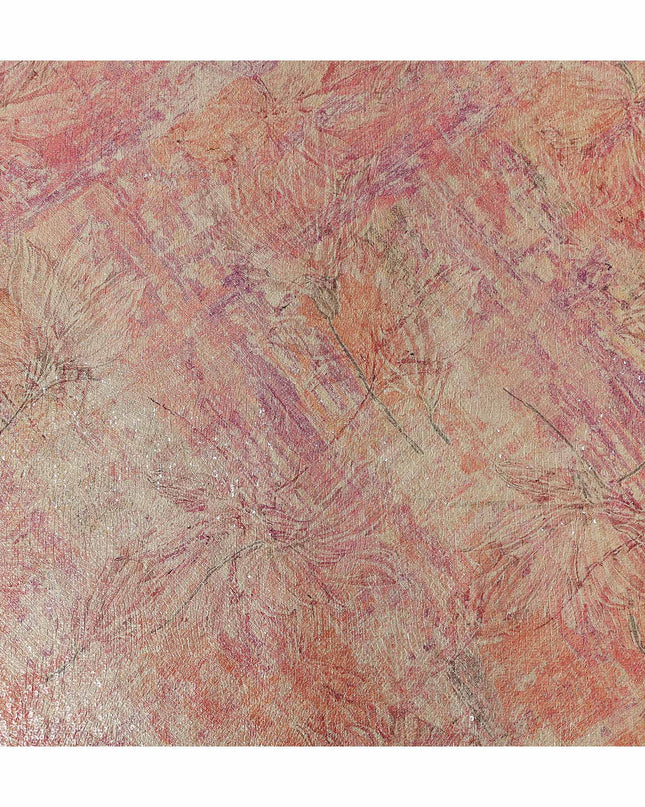 Dusty Rose Silk Brocade Fabric | Korean Sequin Design