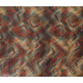 Deep Maroon Silk Brocade Fabric | Korean Sequin Design