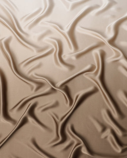 Champagne Beige Pure Silk Satin Fabric 110cm | Chinese Silk