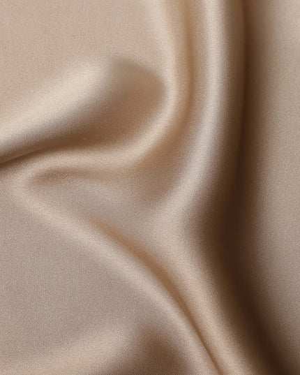 Champagne Beige Pure Silk Satin Fabric 110cm | Chinese Silk