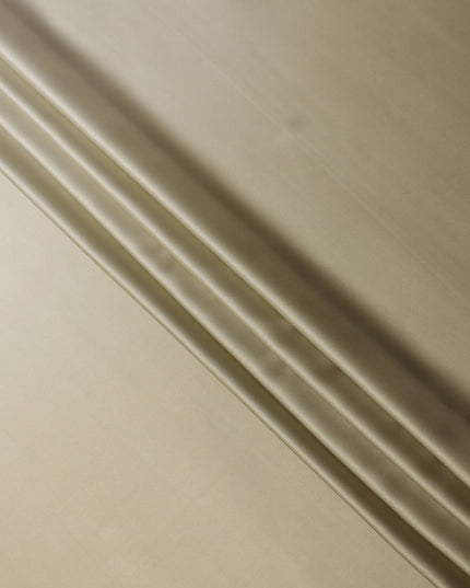 Khaki Beige Pure Silk Satin Fabric 110cm | Chinese Silk Satin