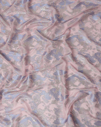 Dusty Pink Batik Silk Chiffon Fabric 110cm