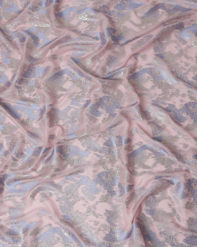 Dusty Pink Batik Silk Chiffon Fabric 110cm