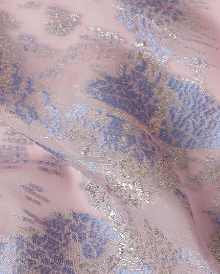Dusty Pink Batik Silk Chiffon Fabric 110cm