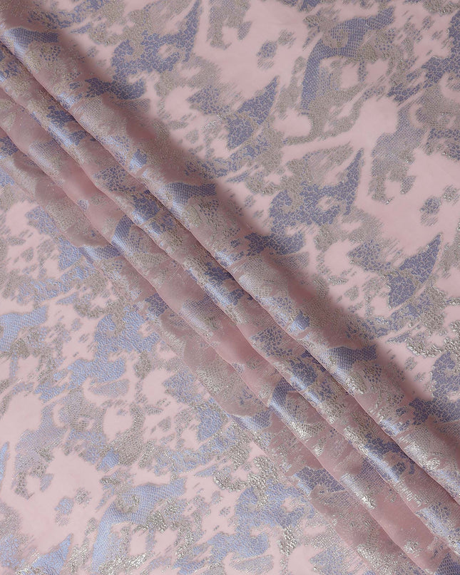 Dusty Pink Batik Silk Chiffon Fabric 110cm
