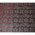 Black Metallic Silk Chiffon Fabric 110cm Korea