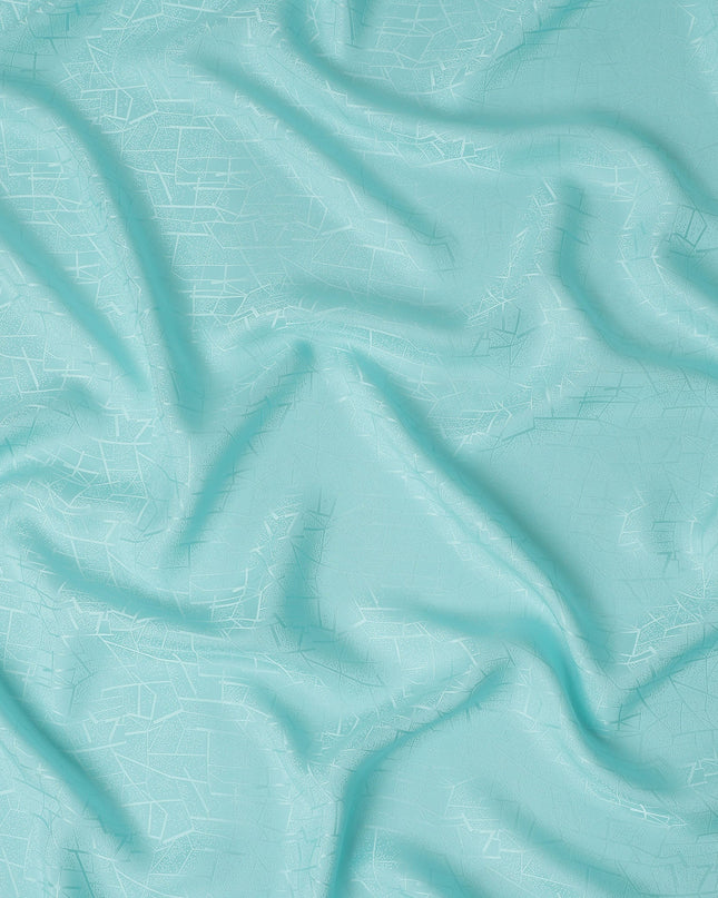 Aqua Teal Green Crack Silk Satin 110cm Korea