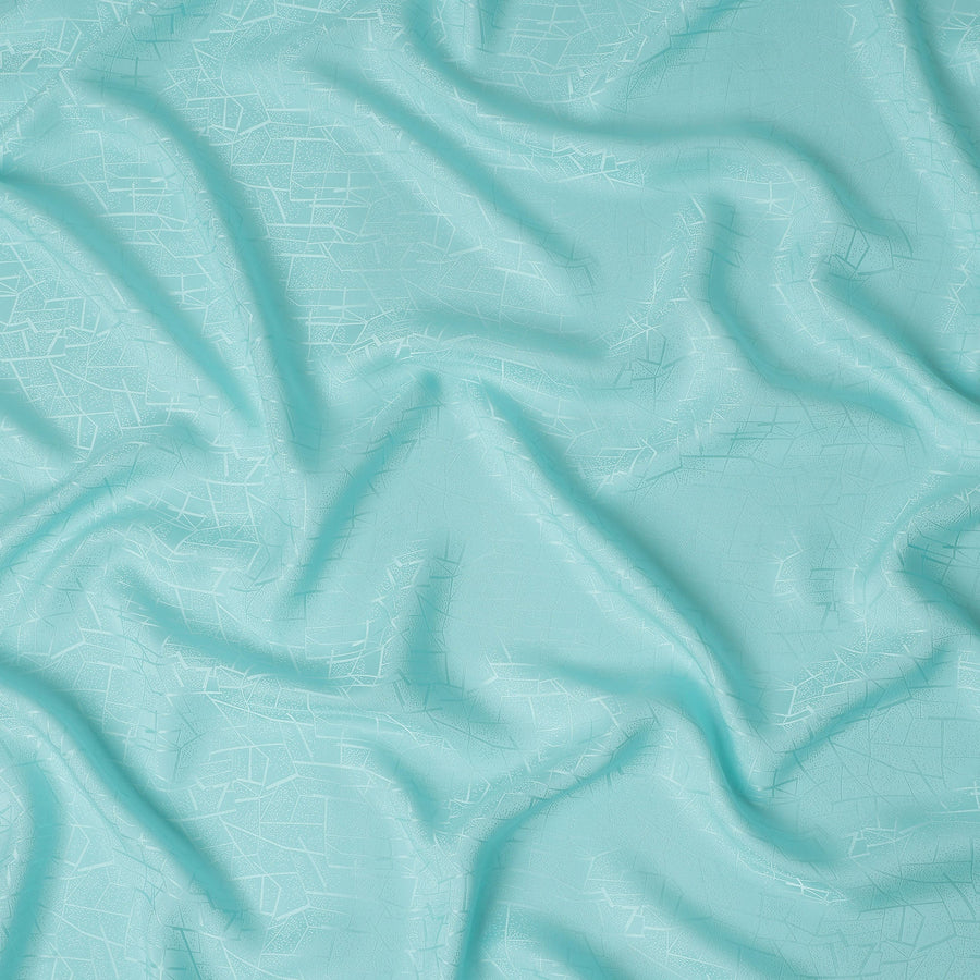 Aqua Teal Green Crack Silk Satin 110cm Korea