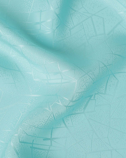 Aqua Teal Green Crack Silk Satin 110cm Korea