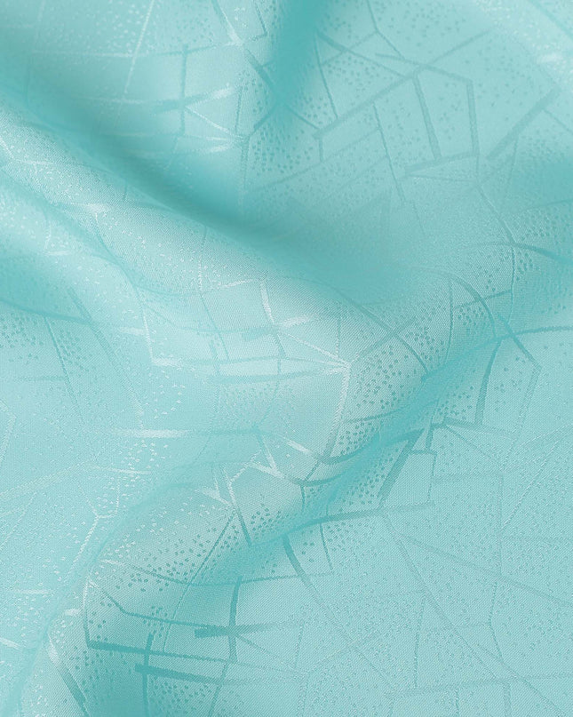 Aqua Teal Green Crack Silk Satin 110cm Korea
