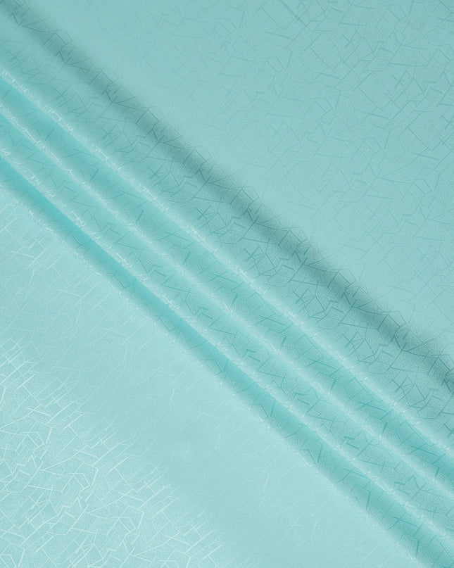 Aqua Teal Green Crack Silk Satin 110cm Korea