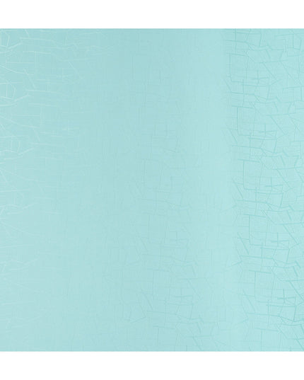 Aqua Teal Green Crack Silk Satin 110cm Korea