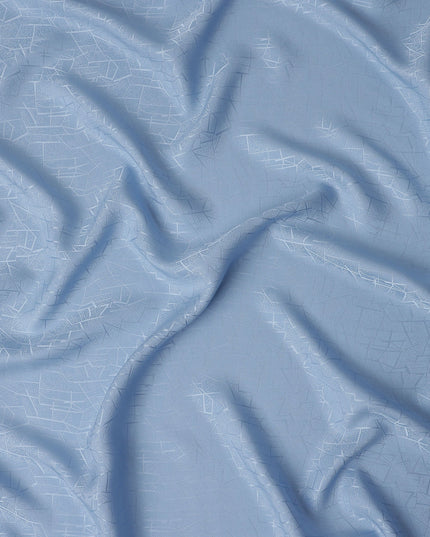 Powder Blue Crack Design Silk Satin 110cm Korea