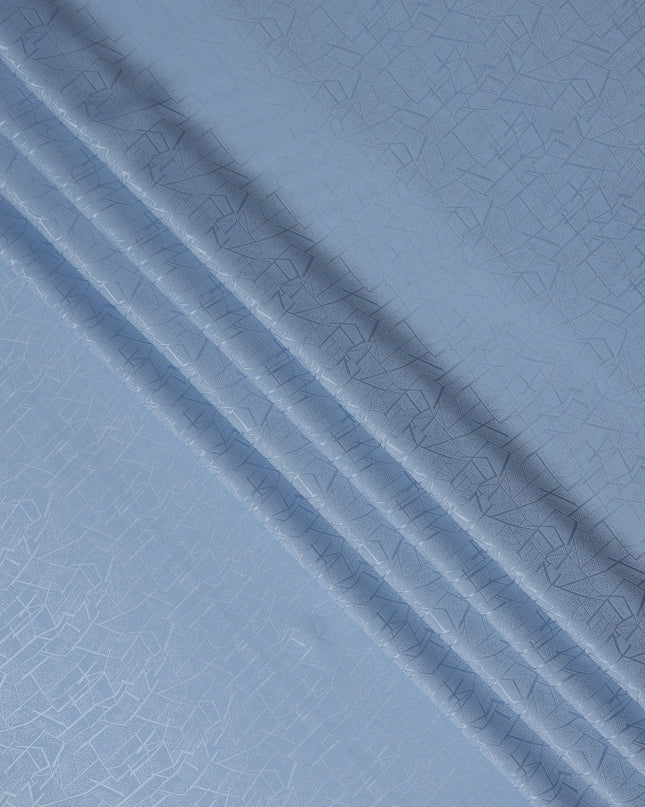 Powder Blue Crack Design Silk Satin 110cm Korea