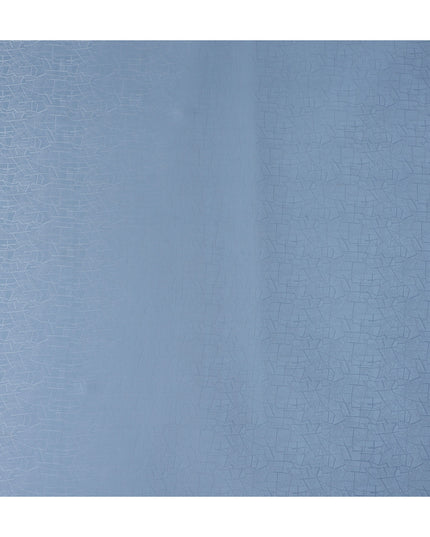Powder Blue Crack Design Silk Satin 110cm Korea